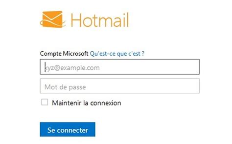 se connecter ma boite hotmail.
